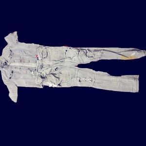 Gray Denim Balmain set size 32 x 32